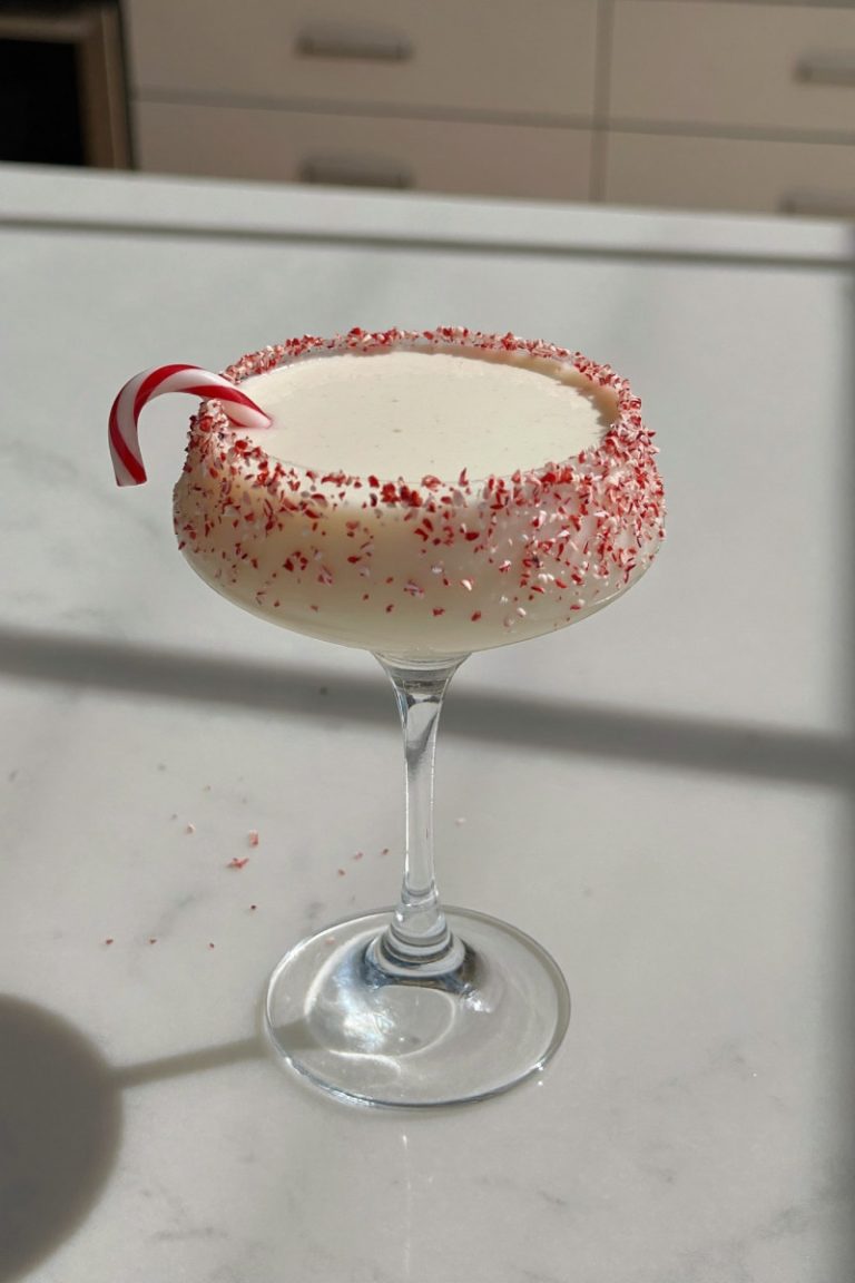 Peppermint White Chocolate Martini